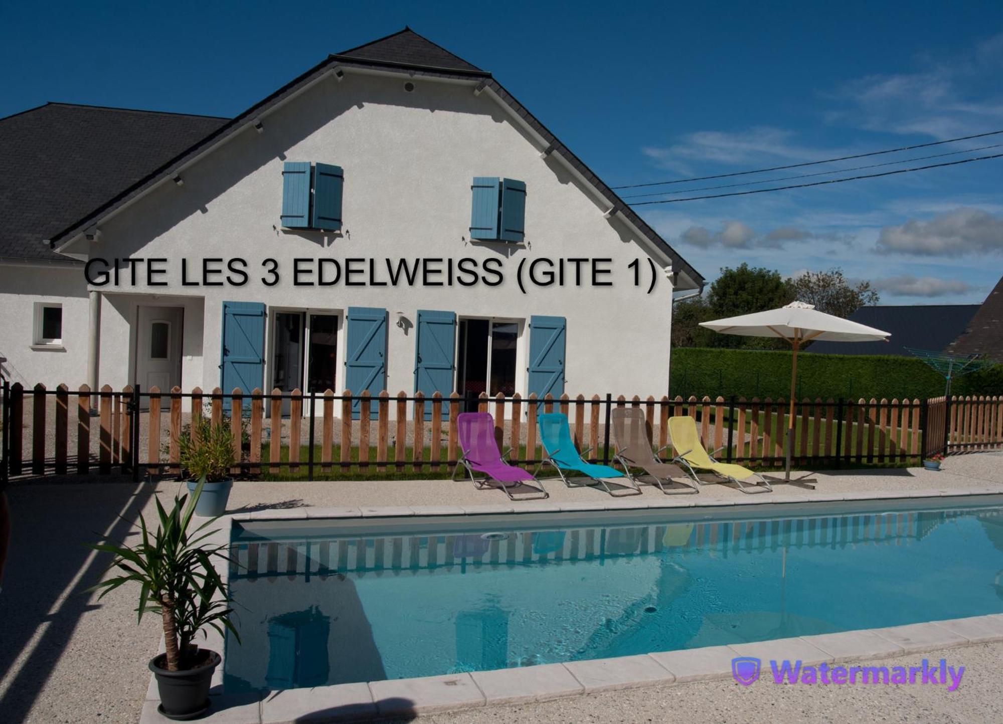 Les 3 Edelweiss - Gite 1 Ou Gite 2 Arette Dış mekan fotoğraf