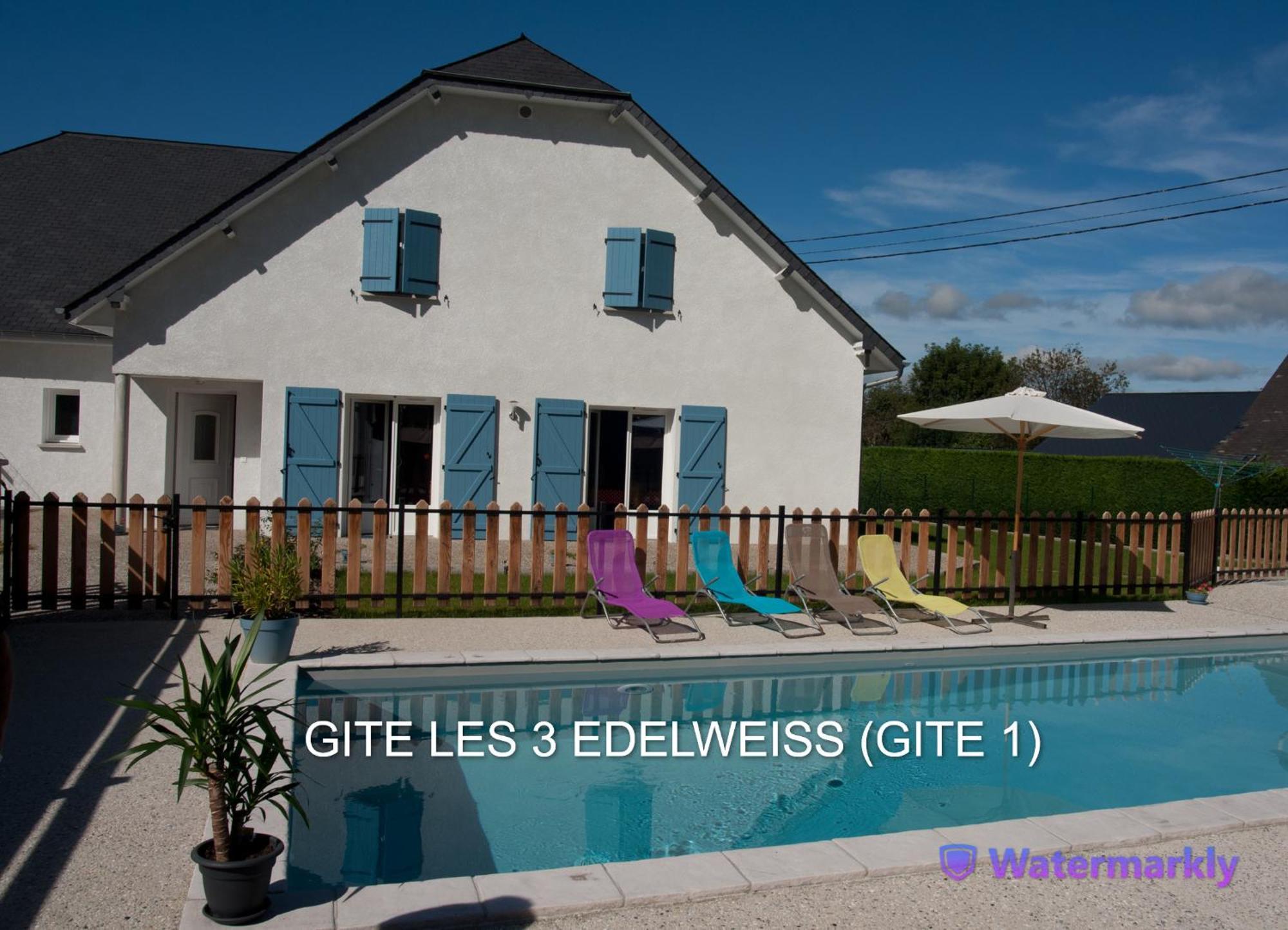 Les 3 Edelweiss - Gite 1 Ou Gite 2 Arette Dış mekan fotoğraf